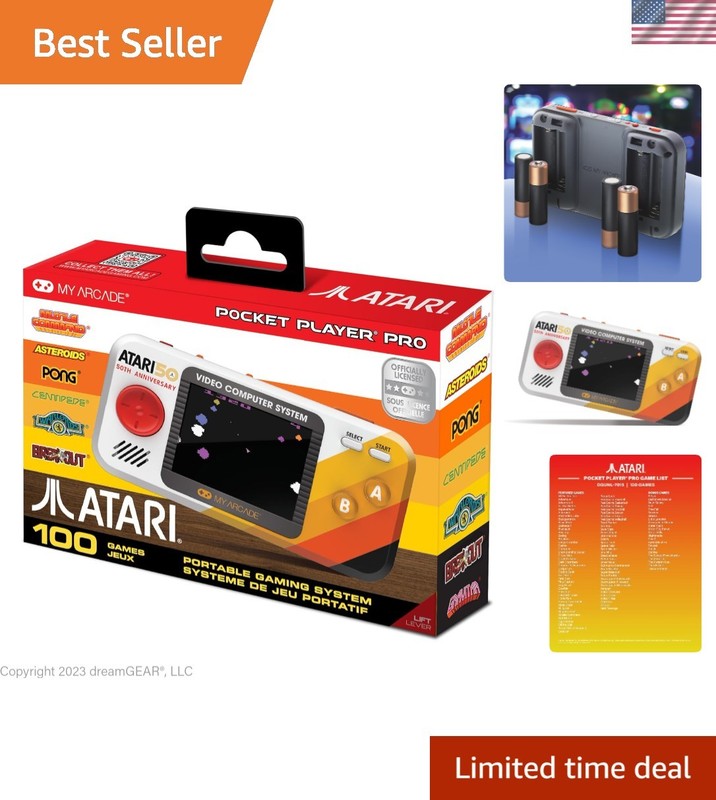 Atari Pocket Player Pro: Retro Gaming on the Go