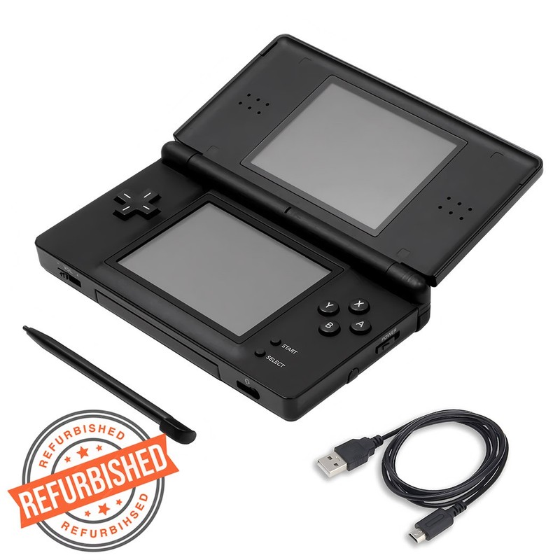 Nintendo DS Lite Console Handheld System Cleaned Tested New Black Case Reneweds gallery