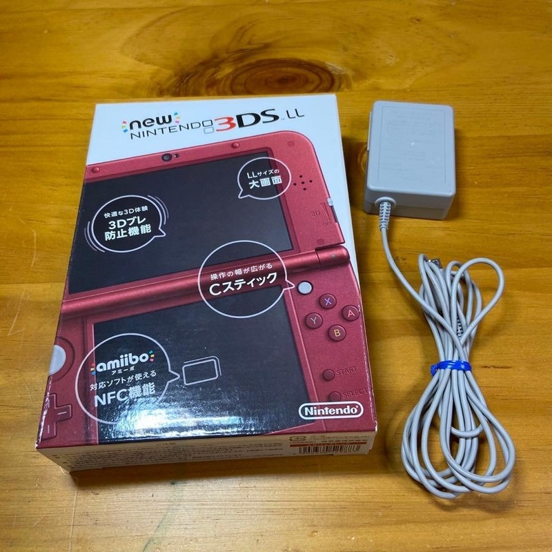 New 3DSLL Metallic Red 5808 From Japan