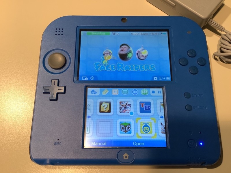 Nintendo 2DS Electric Blue Mario Kart 7 & 5 More Games Pre Installed Console gallery