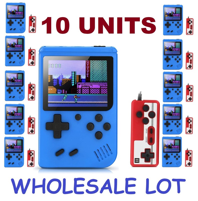 10x Portable Handheld Game Console w/ 500 Classic Games 1020mAh Bat TV Support