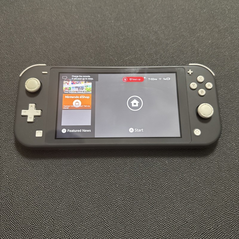 Nintendo Switch Light (Grey) 32GB + 128GB Micro SD card