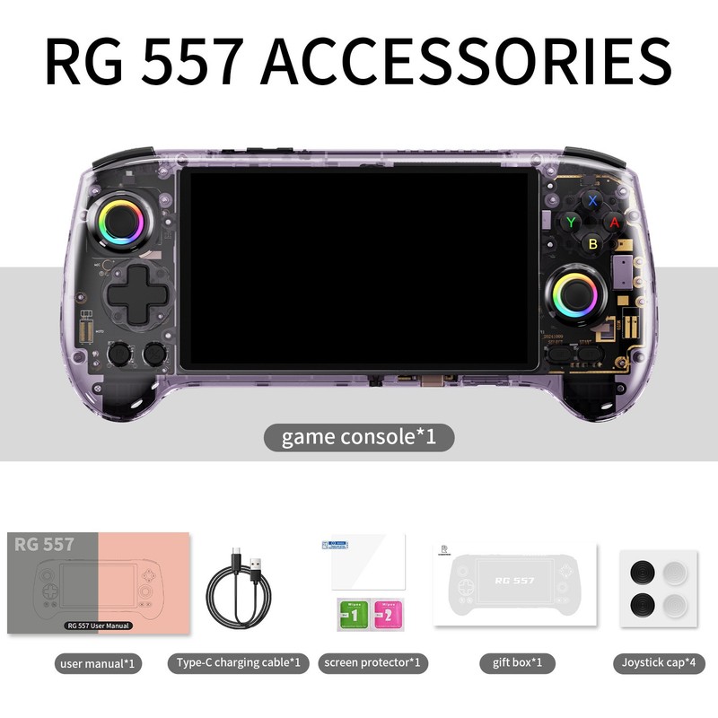 RG557 Android 14, 5.48-inch 12+256G Capacitive Joystick Handheld gallery