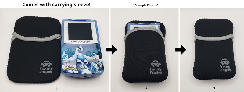 Custom Wario Gameboy Color IPS Screen w/ Case - GBC Console System Wario Land gallery