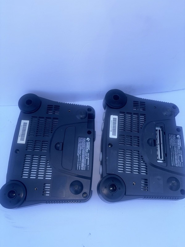 Lot Of 2 Nintendo 64 Charcoal Gray N64 Console Only W/ JUMPER PAK Untested As Is gallery