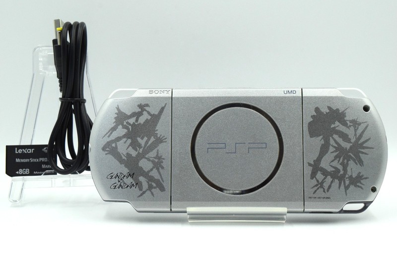 Sony PSP 3000 Gundam VS Gundam Silver OEM Console Tested Working Japan