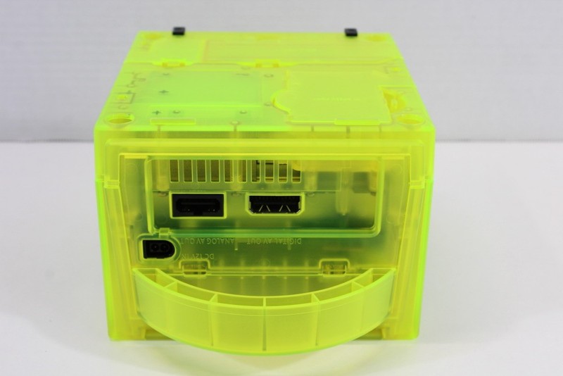 Nintendo Gamecube Console Clear Transparent Yellow & AC NTSC-U/C DOL-001 GC RGB gallery