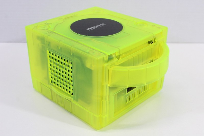 Nintendo Gamecube Console Clear Transparent Yellow & AC NTSC-U/C DOL-001 GC RGB gallery