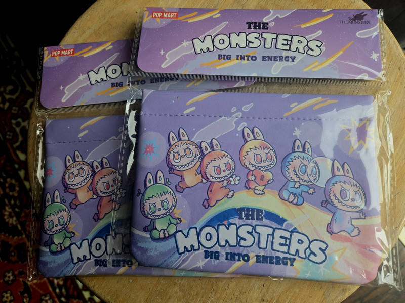 NEW Labubu Monsters Big Into Energy Promotional Promo Pouch Popmart USA
