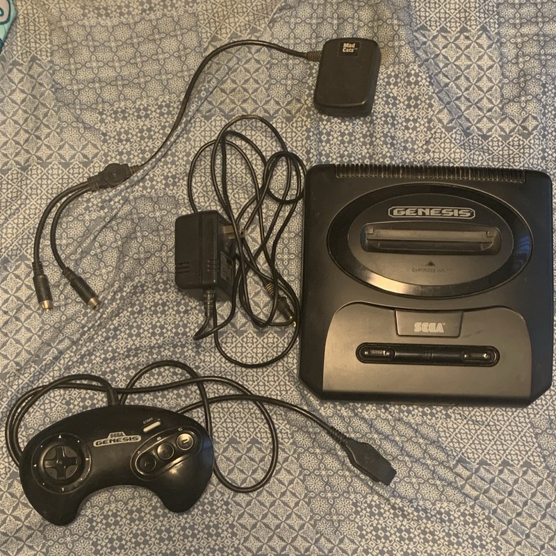 SEGA Genesis Console w/ Controller, RF Switch, AC Adapter