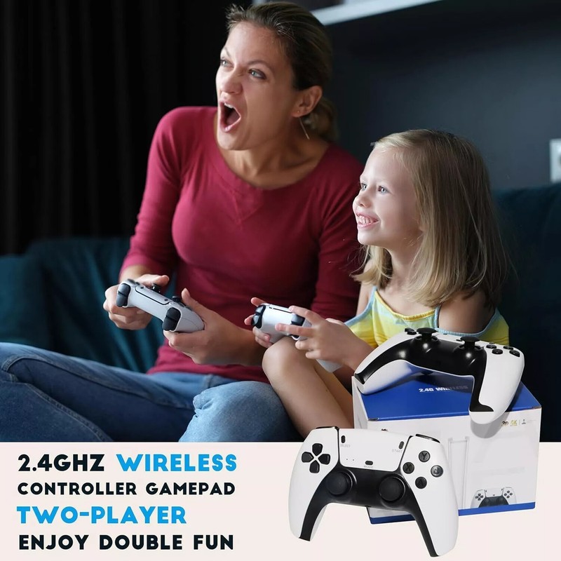 4K 64G HDMI TV Video Game Stick M15 Gaming Console Gamepad 2 Wireless Controller gallery