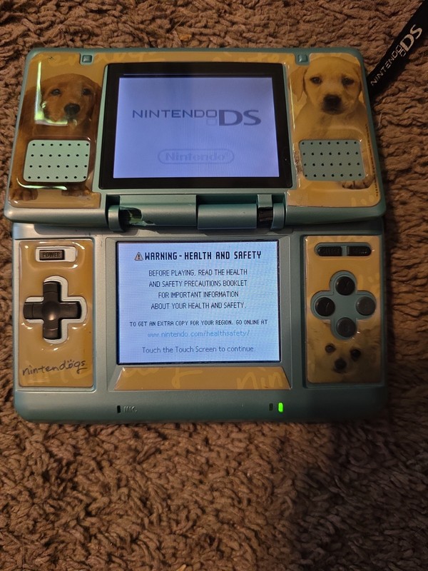 Nintendo DS Launch Edition Turquoise Blue Handheld System gallery