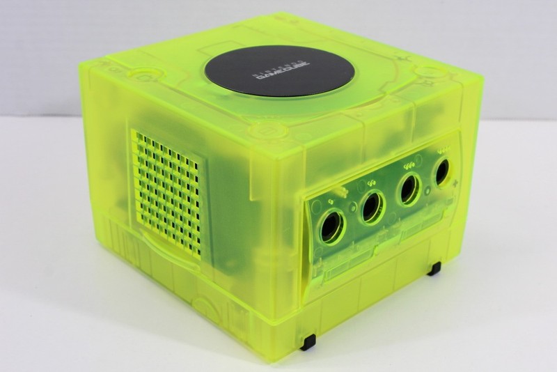 Nintendo Gamecube Console Clear Transparent Yellow & AC NTSC-U/C DOL-001 GC RGB gallery