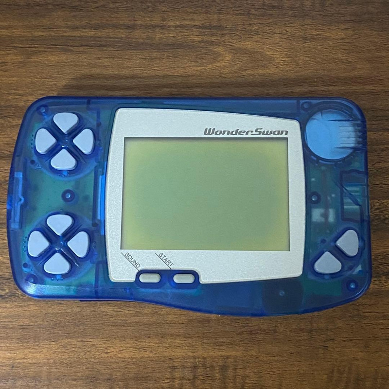 Bandai WonderSwan Console SW-001 Clear Blue 1999 Monochrome Model Japan Limited