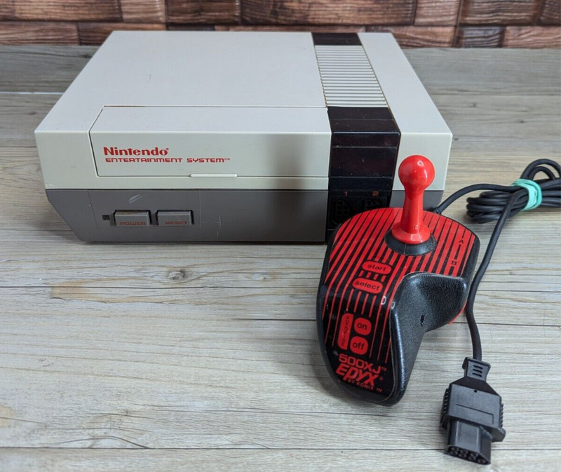 For Repair Nintendo NES-001 Console (Blinking) w/NES-002 AC Adapter & 500XJ Epyx