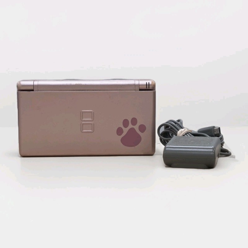 Nintendo DS Lite Nintendogs Edition Metallic Rose Handheld System – Read Dsc