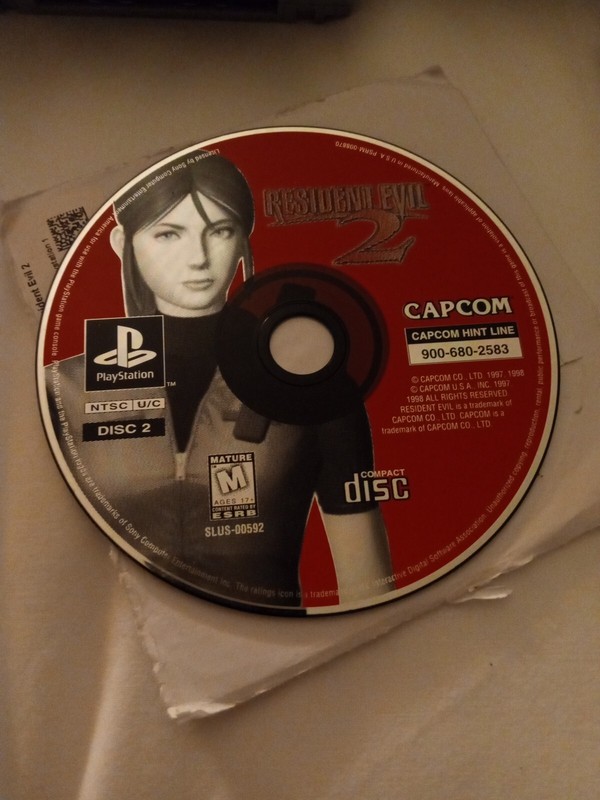 Resident evil 2, disc 2 only. In great condition for play station