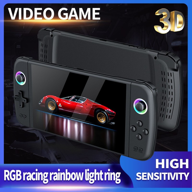 2026 New Upgraded M27 Retro Handheld Game Console, 128GB Mini Video Game gallery