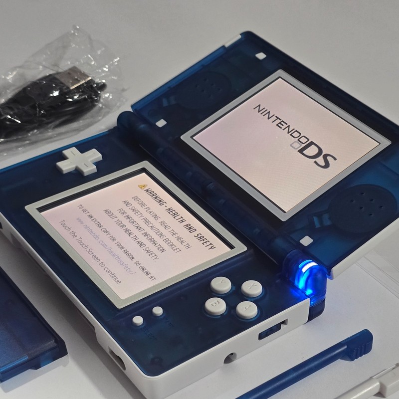 Nintendo DS Lite With Charger, Stylus, GBA Cover Brand New System CHOOSE COLOR gallery