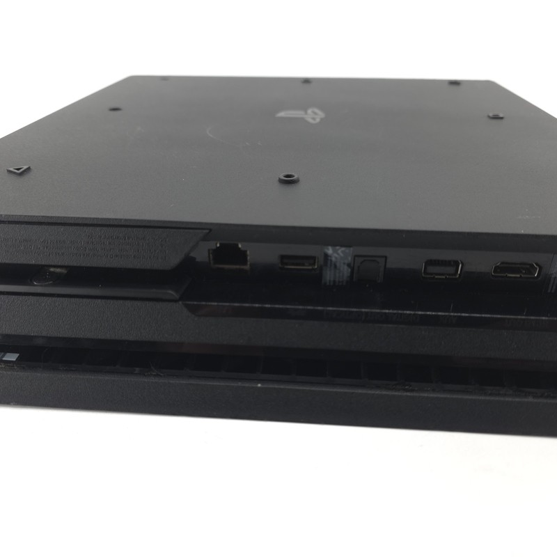 Sony PlayStation 4 Pro 1TB Console - Black w/ Aftermarket Red Controller, Good gallery