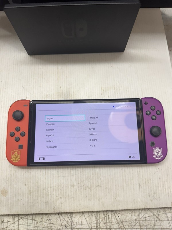 Nintendo Switch OLED Pokémon Scarlet & Violet Edition Console Wi-Fi HDMI USB-C gallery