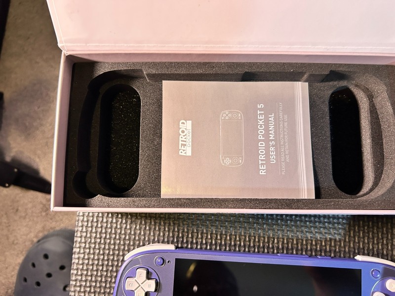 RETROID POCKET 5 (PURPLE) 8GB/128GB (FREE CASE AND GRIP) MUST BE SET UP (GXRG) gallery