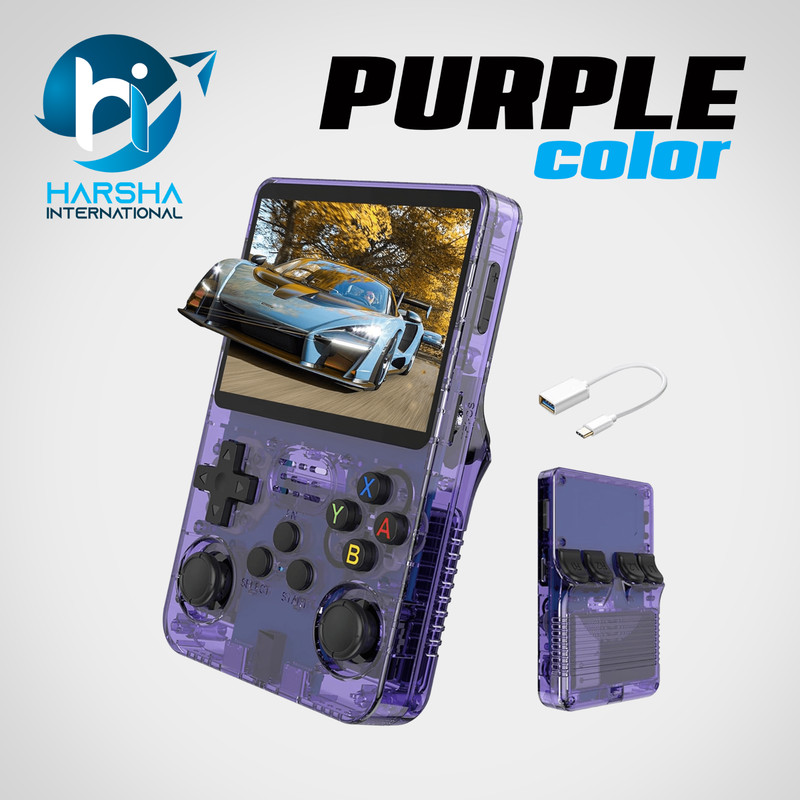 R36S Retro Handheld Video Game Console 64GB 13000+ Games 3.5 Inch IPS Screen US gallery