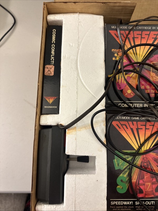 Magnavox Odyssey 2 + ORIGINAL BOX + 7 Games BUNDLE TESTED gallery
