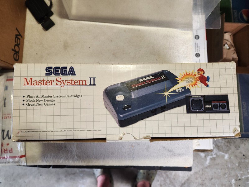 Sega Master System II w/Alex the Kidd built in! 1990 Launch Edition Gray Console gallery
