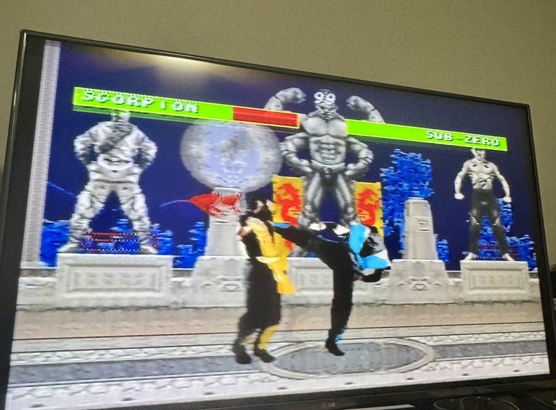 Mortal Kombat Plug in Play TV Games 2004 Jakks Pacific Midway Console (Works) gallery