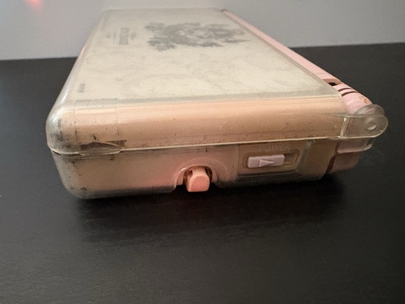 Nintendo DS Lite Noble/Coral Pink Console Untested W/ Case gallery