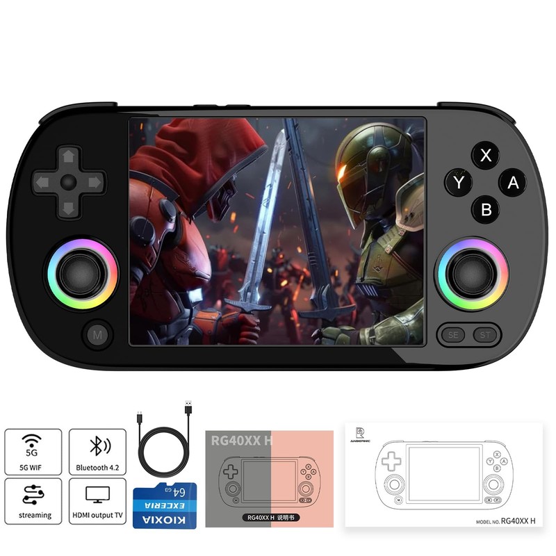 Anbernic RG40XX H Retro Handheld Game Consoles RG40XXH Retro Gaming Console 6…
