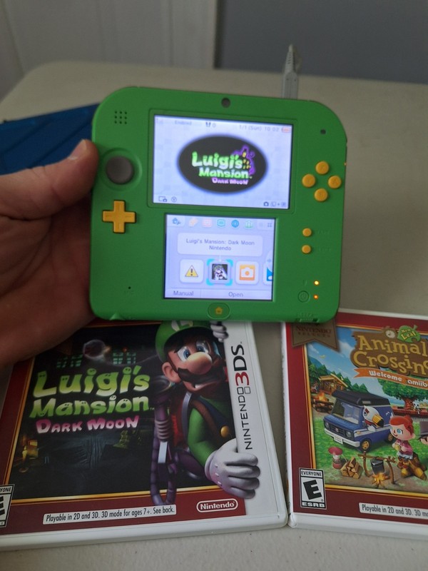 Nintendo 2DS Legend of Zelda Ocarina of Time 3D Green Console w/ Box gallery