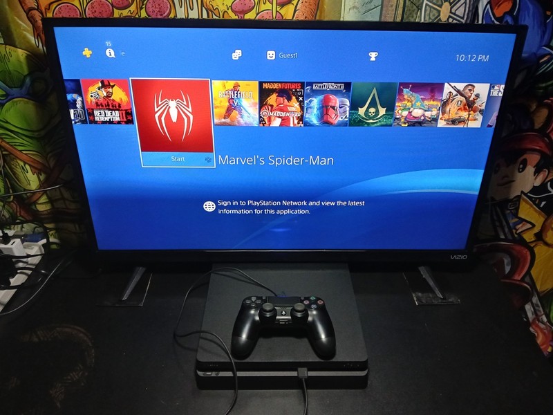 ✅ SONY PLAYSTATION 4 PS4 SLIM 1 TB CUH-2215B CONSOLE BUNDLE TESTED WORKING ✅