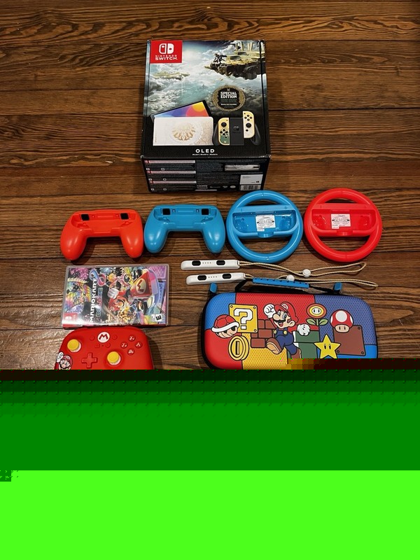 Nintendo Switch OLED Zelda Tears of the Kingdom Edition – SuperMario Acc – 256GB