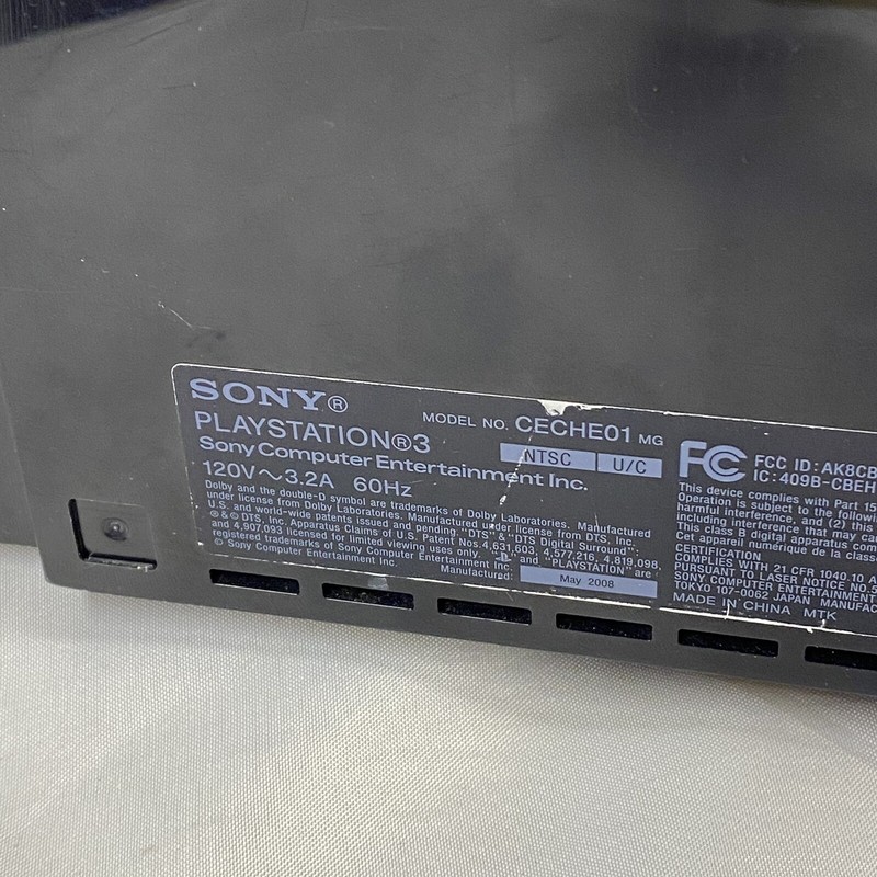 [For Parts] Backward Compatible Fat PlayStation 3 PS3 Console Only CECHE01 gallery