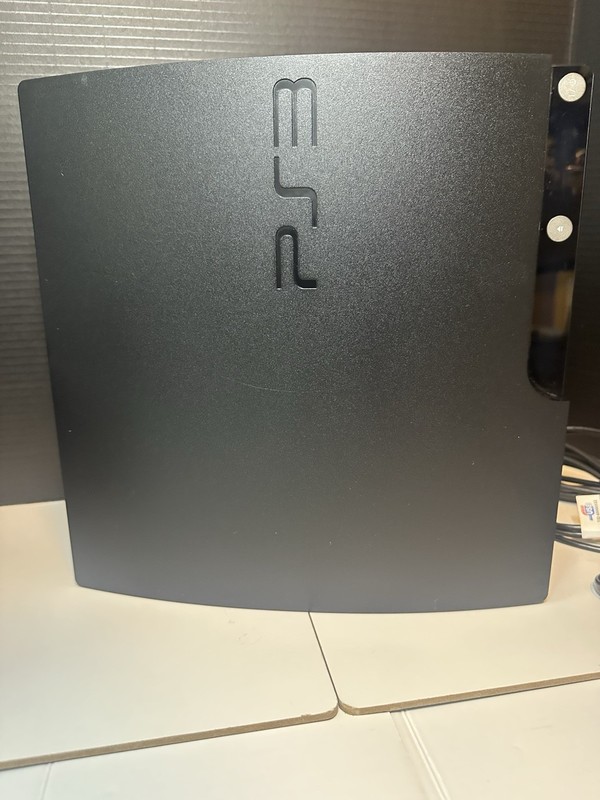 Sony PlayStation 3 PS3 Slim 240GB SSD Bundle Blue Controller Restored gallery