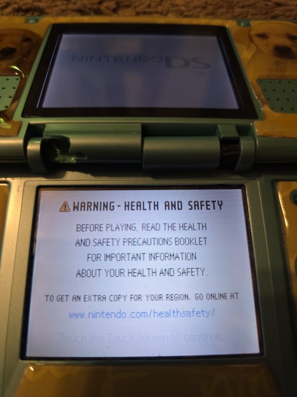 Nintendo DS Launch Edition Turquoise Blue Handheld System gallery