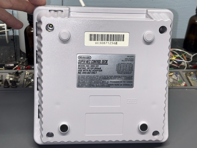 Ultimate SNES RGB Super Nintendo Console Mini Jr. 1 Chip Region Region LED gallery