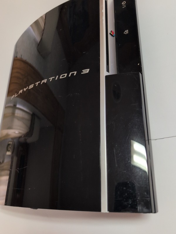 Sony PlayStation 3 60GB Piano Console – Black For Parts Or Repair