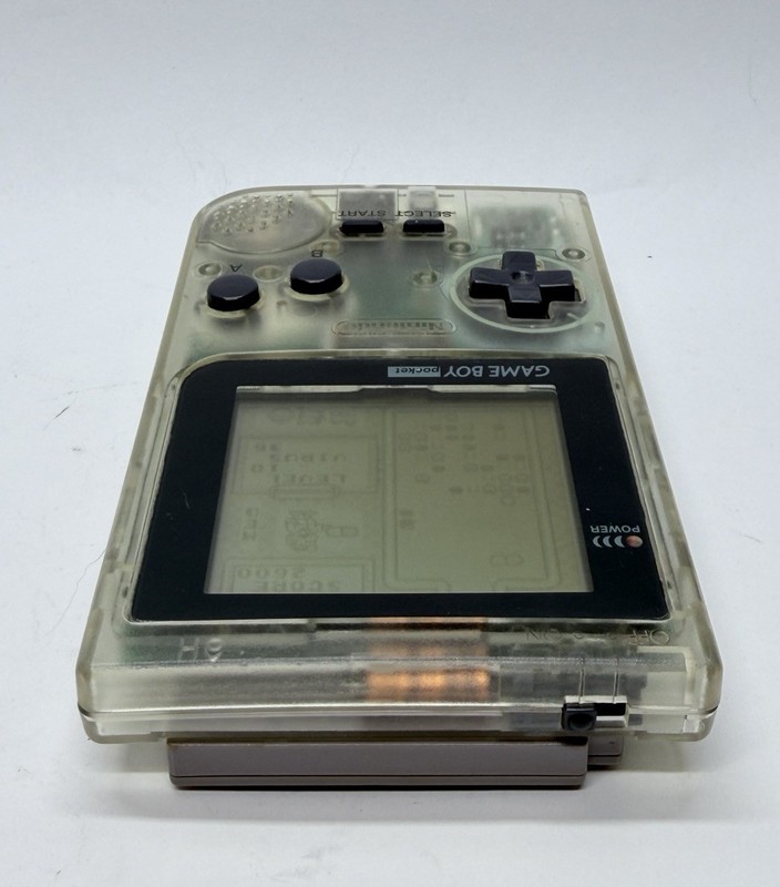 Nintendo Gameboy Pocket Transparent Clear - MGB-001 - Tested with Game gallery