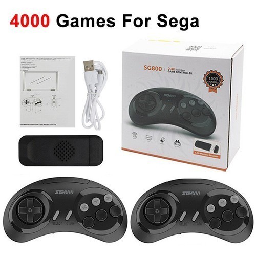 SG800 Retro Game Console 4000 Game HD TV Video Game Stick 16Bit For Sega Genesis