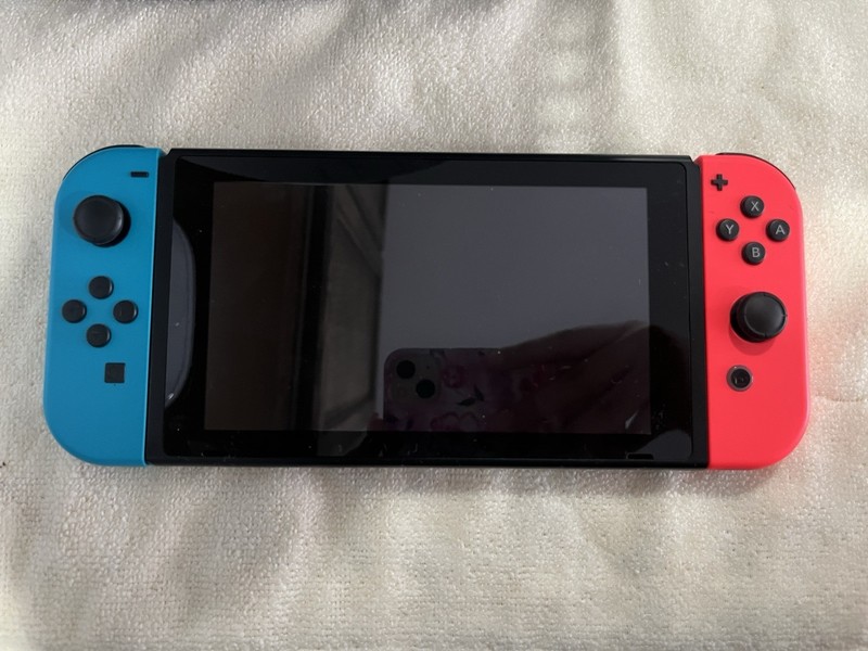 Nintendo Switch Console Neon Red & Blue Detachable Joy-Con