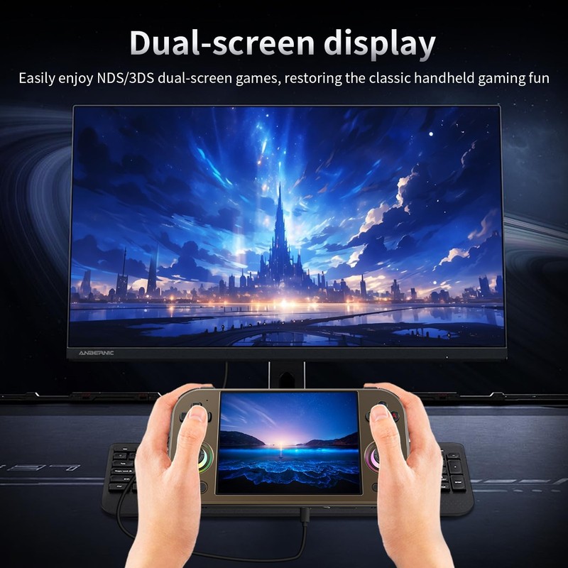 Anbernic RG477M Retro Handheld Game Console , Aluminum Alloy CNC Android 14 S... gallery