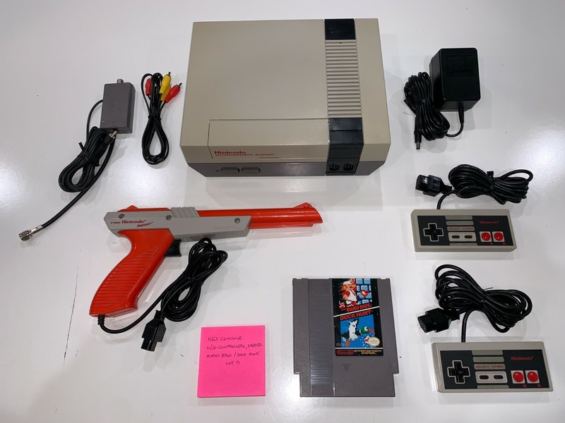 NES Nintendo System Console, New 72 Pin, Zapper, Super Mario Bros / Duck Hunt!! gallery