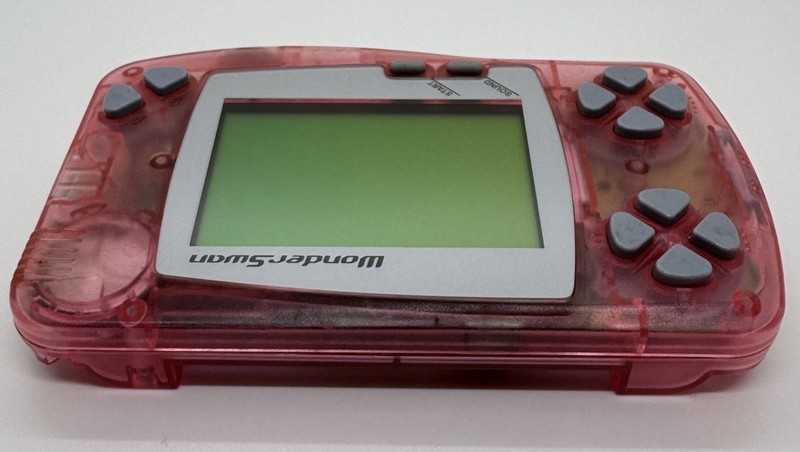 Bandai Wonder Swan Console Only Skeleton Pink WonderSwan JAPAN Handheld Used gallery
