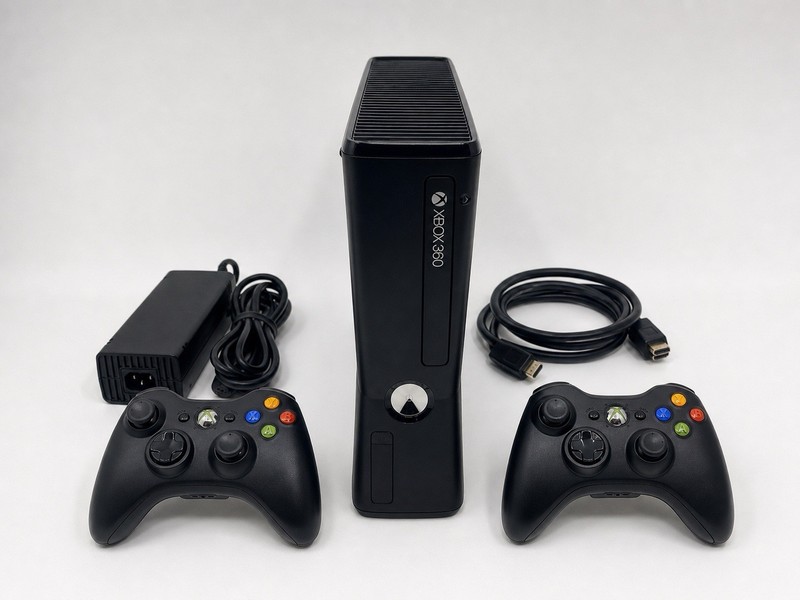 Microsoft Xbox 360 Slim 250GB Console Bundle – Refurbished Tested w/ Box