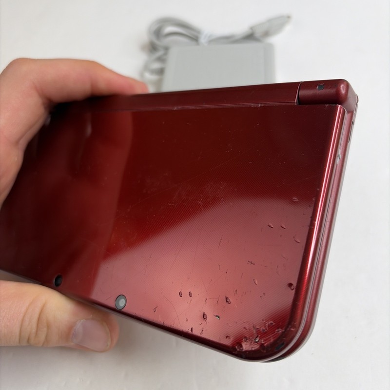 New Nintendo 3DS XL Red Console US Model - Tested! Top IPS W Charger Stylus gallery