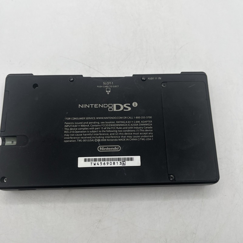 Nintendo DSi Matte Black Handheld Game Console System TWL-001 Error 0000FE00 gallery