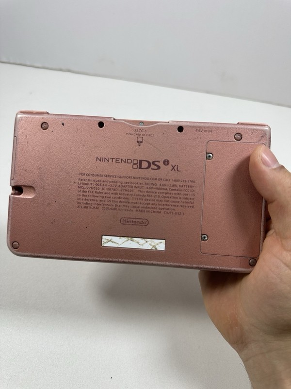 Used Metallic Rose Nintendo DSi XL Handheld System Tested No Stylus READ! gallery